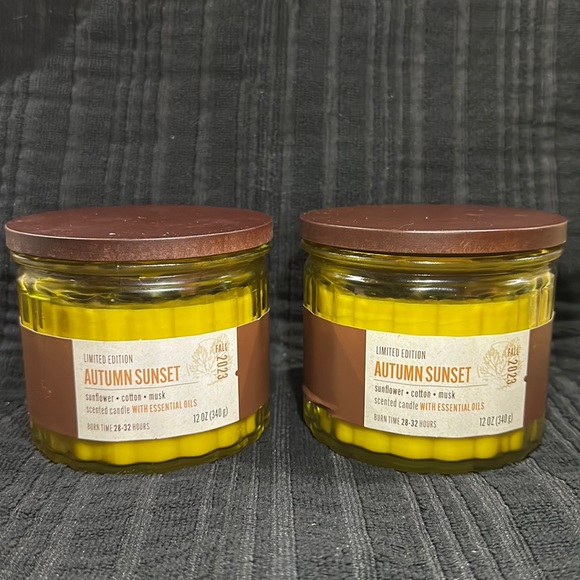 Empire Candle Autumn Sunset~Limited Edition 12 Ounce 2 Wick Candles - Picture 1 of 9